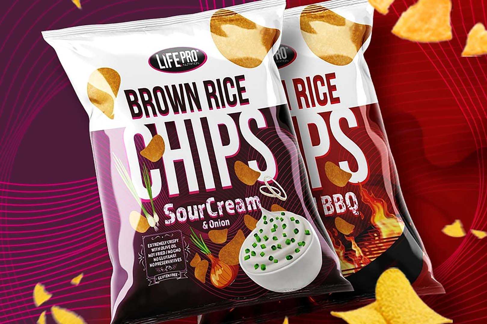 Life Pro Nutrition Brown Rice Chips