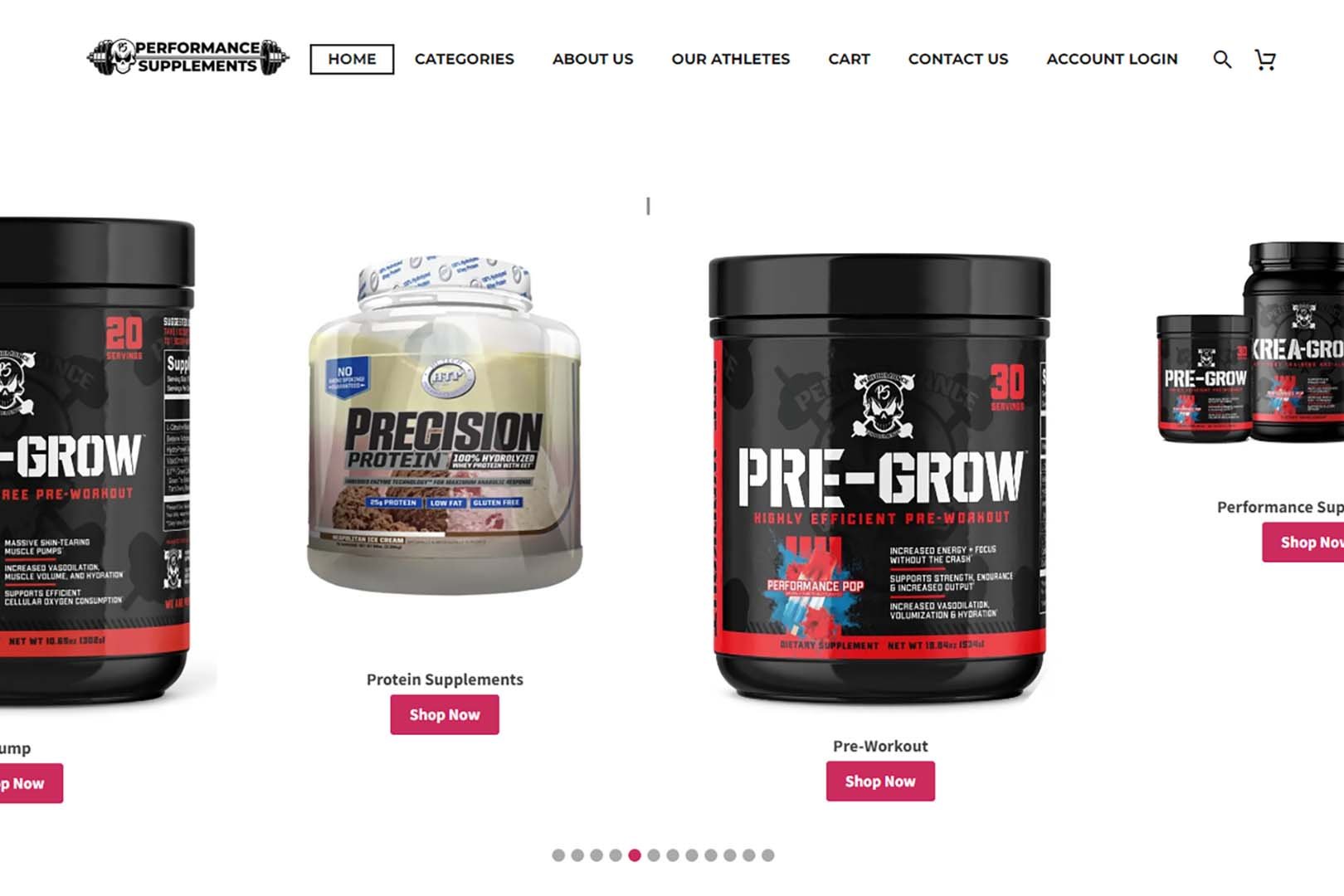 Performance Supp Online Store Relocation