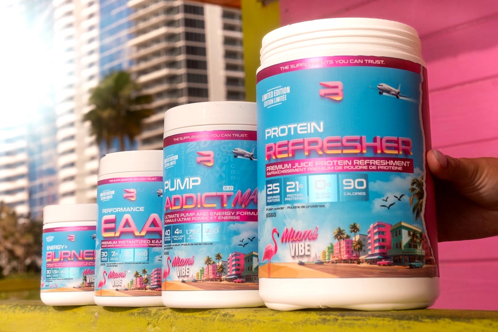 Believe Supplements Miami Vibe And Vice Series