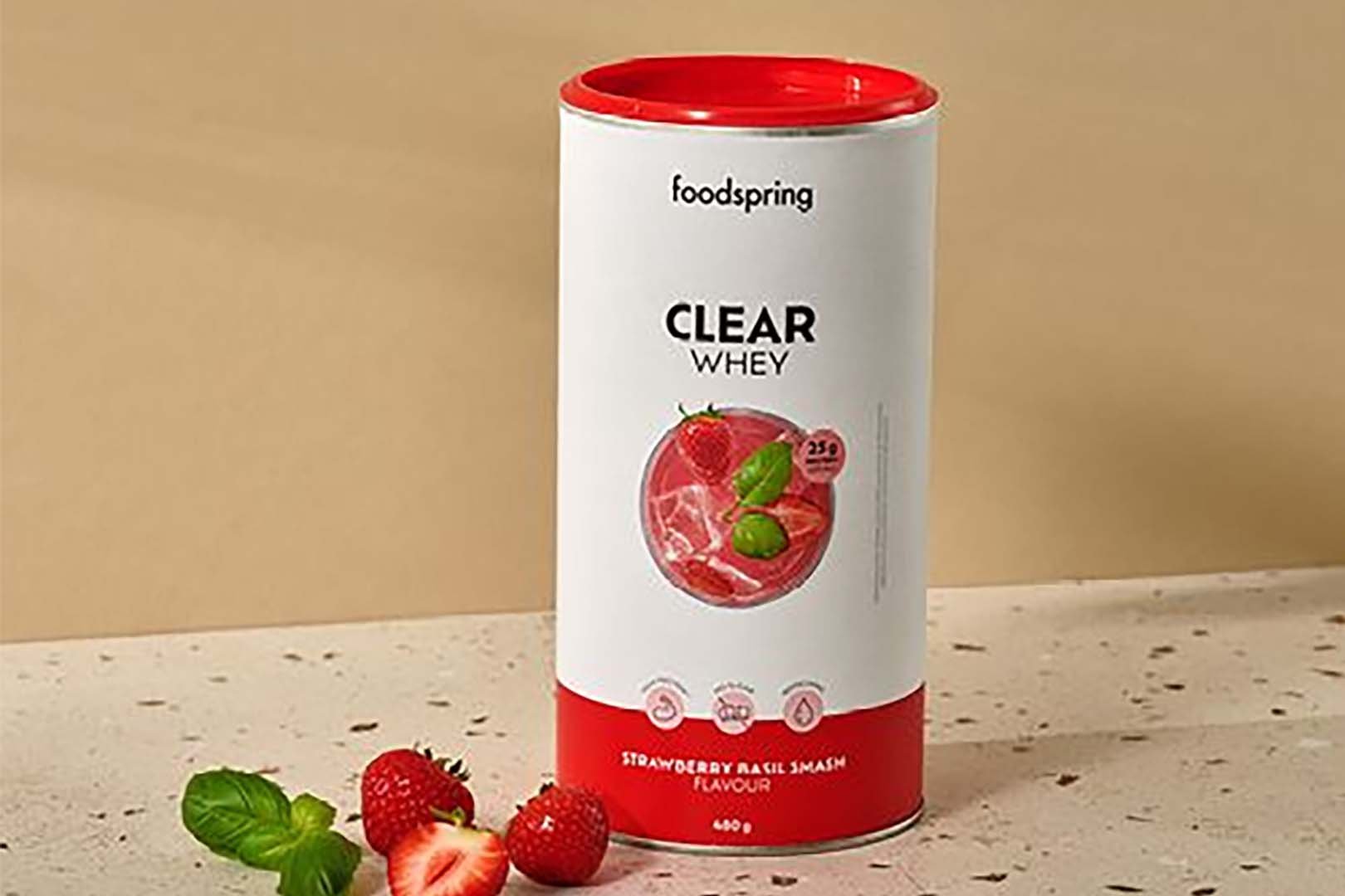 Food Spring Strawberry Basil Clear Whey