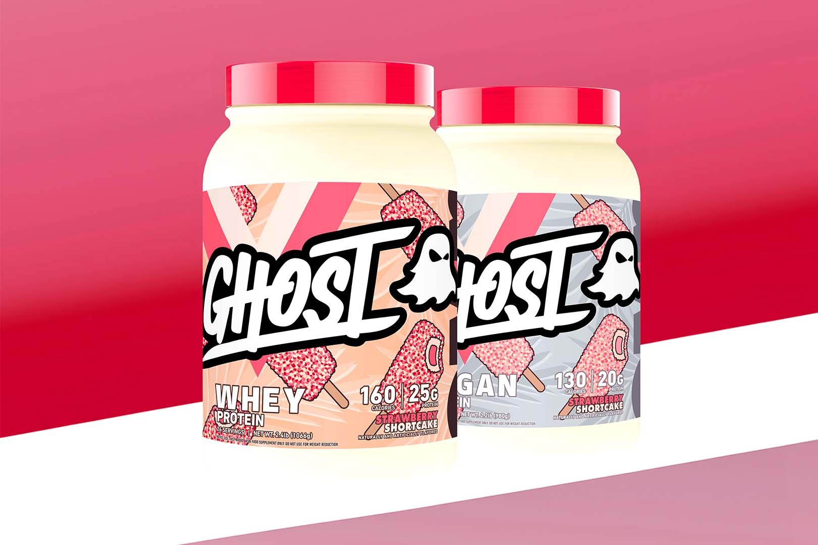 Ghost Strawberry Shortcake Protein Powders