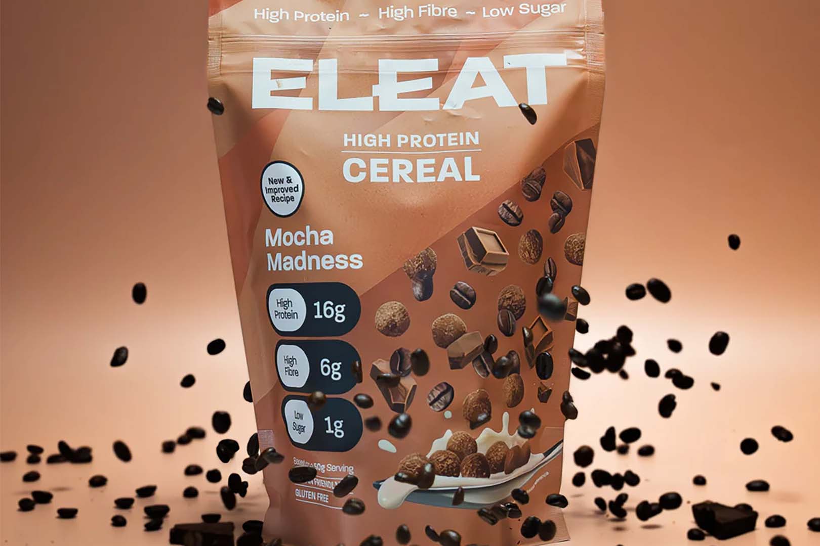 Mocha Madness Eleat High Protein Cereal