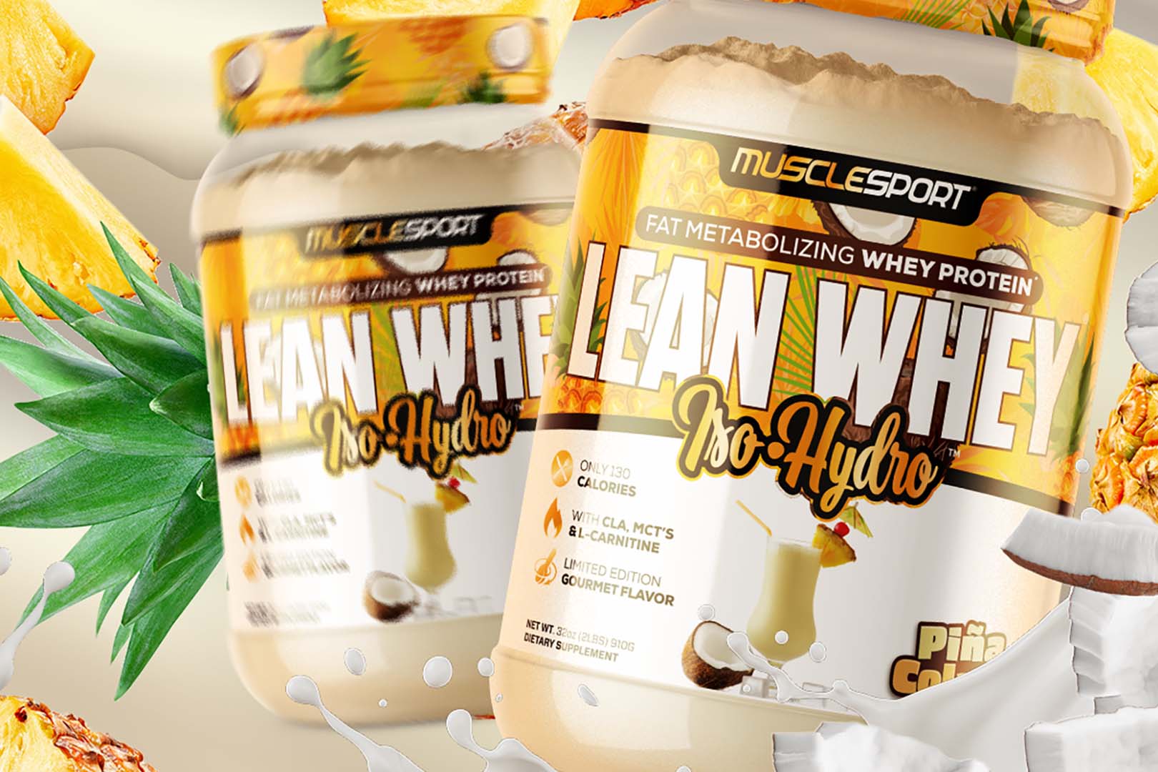Muscle Sport Pina Colada Lean Whey