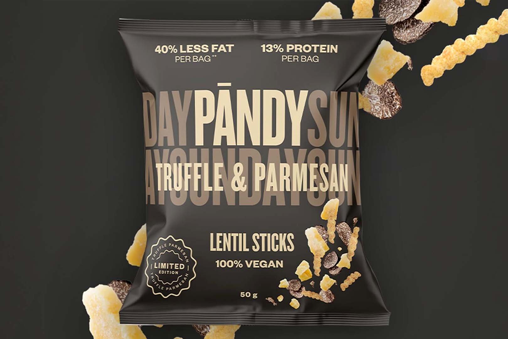 Pandy Truffle Parmesan Lentil Sticks