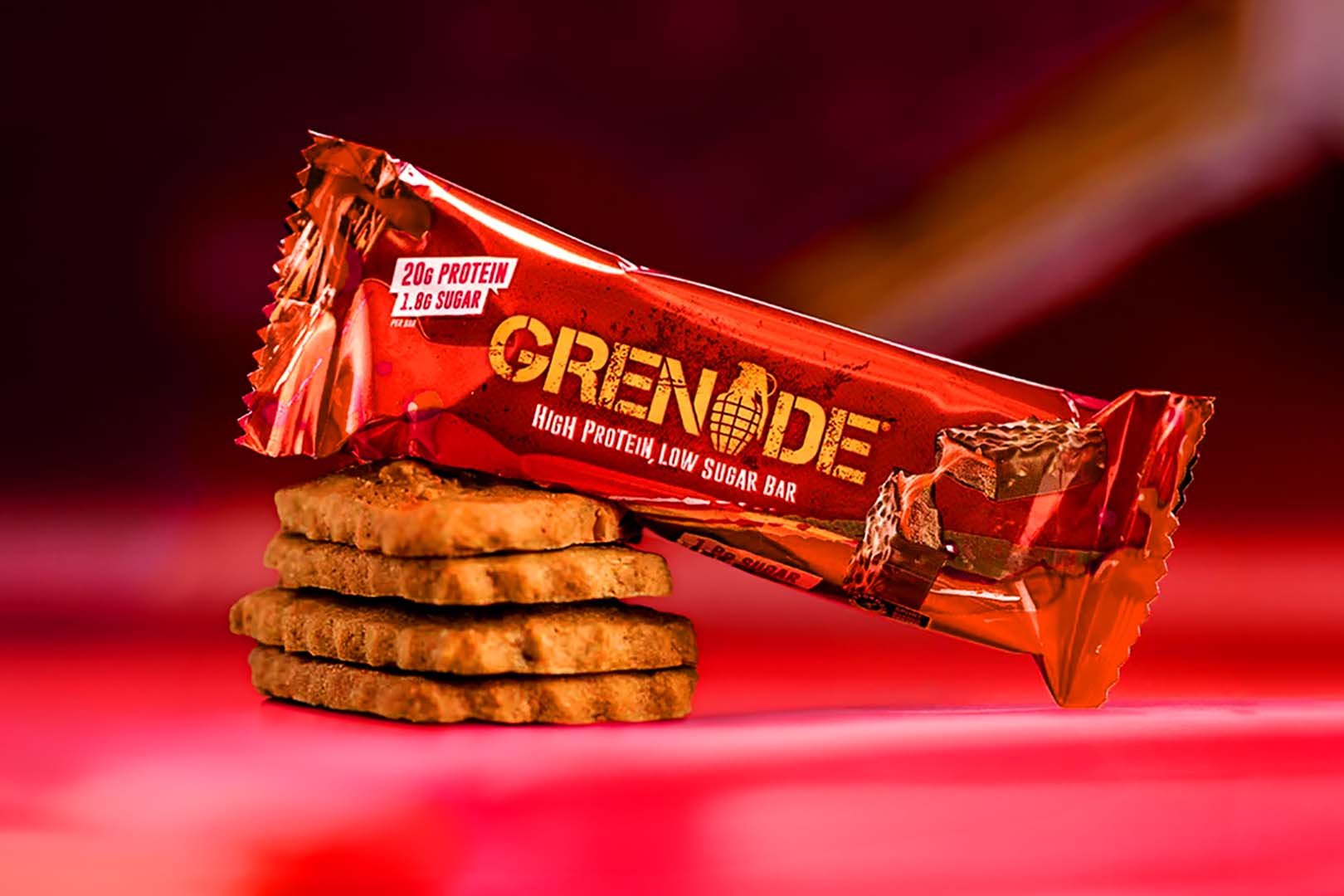 Potential Authentic Biscoff Grenade Protein Bar