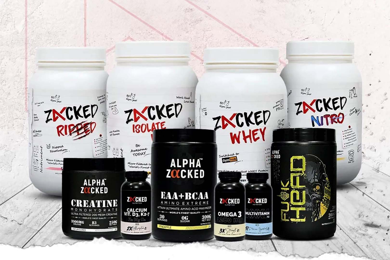 Zacked Lifestyle Protein Powders