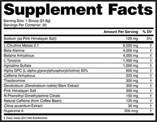 Anabolic Warfare Stim Lord 2024 Label