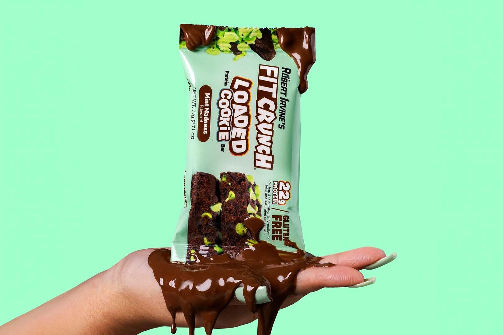 Fitcrunch Mint Madness Loaded Cookie Bar