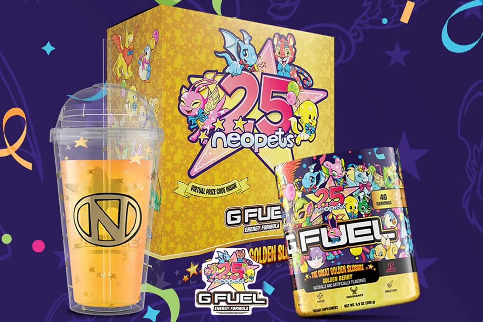 G Fuel Neopets 25th Anniversary Collaboration