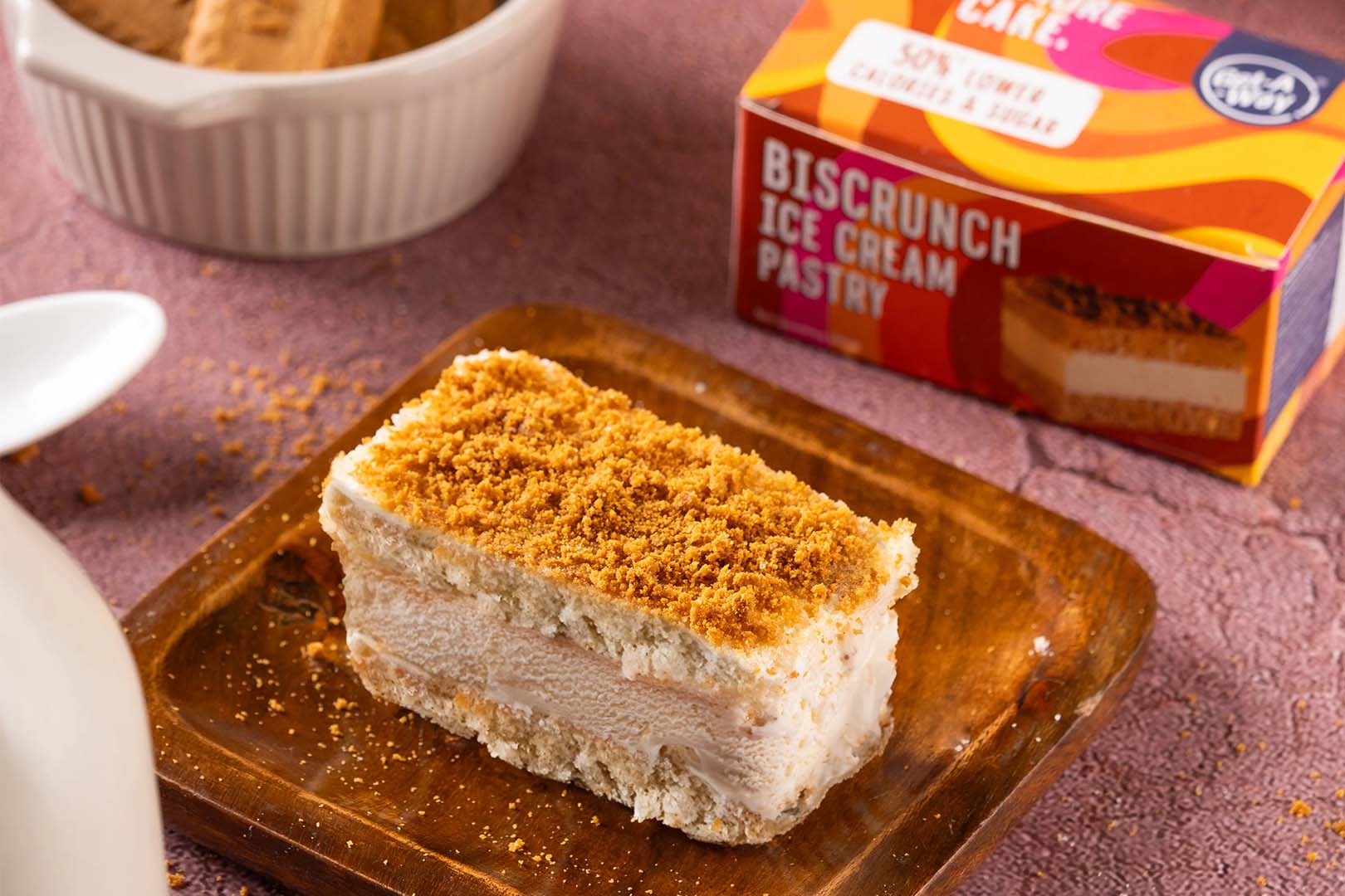 Get A Whey Biscrunch Ice Cream Pastry