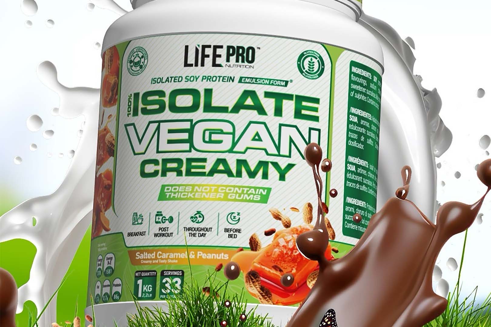 Life Pro Nutrition Salted Caramel Isolate Vegan Creamy