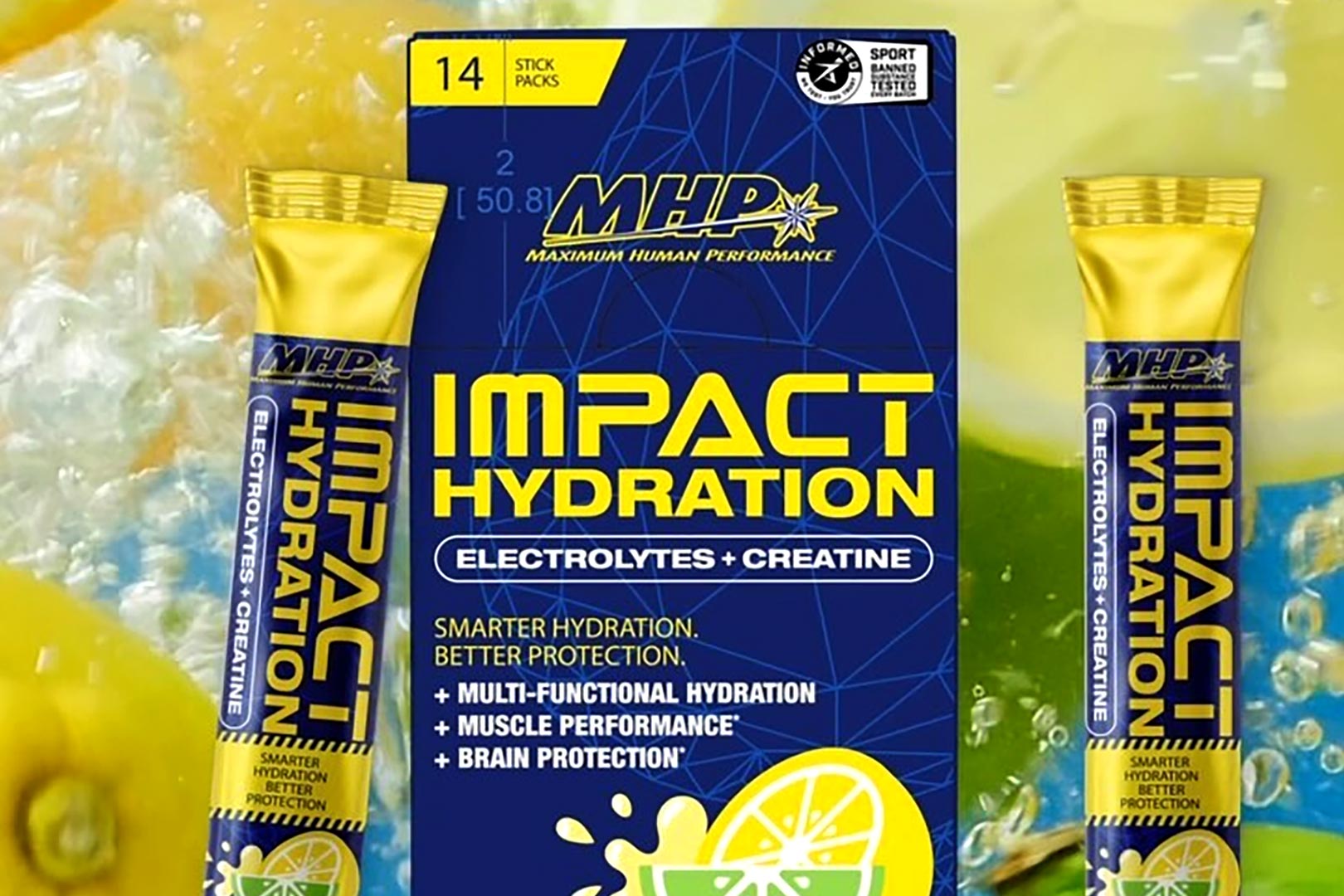 Mhp Stick Packs Of Impact Hydration