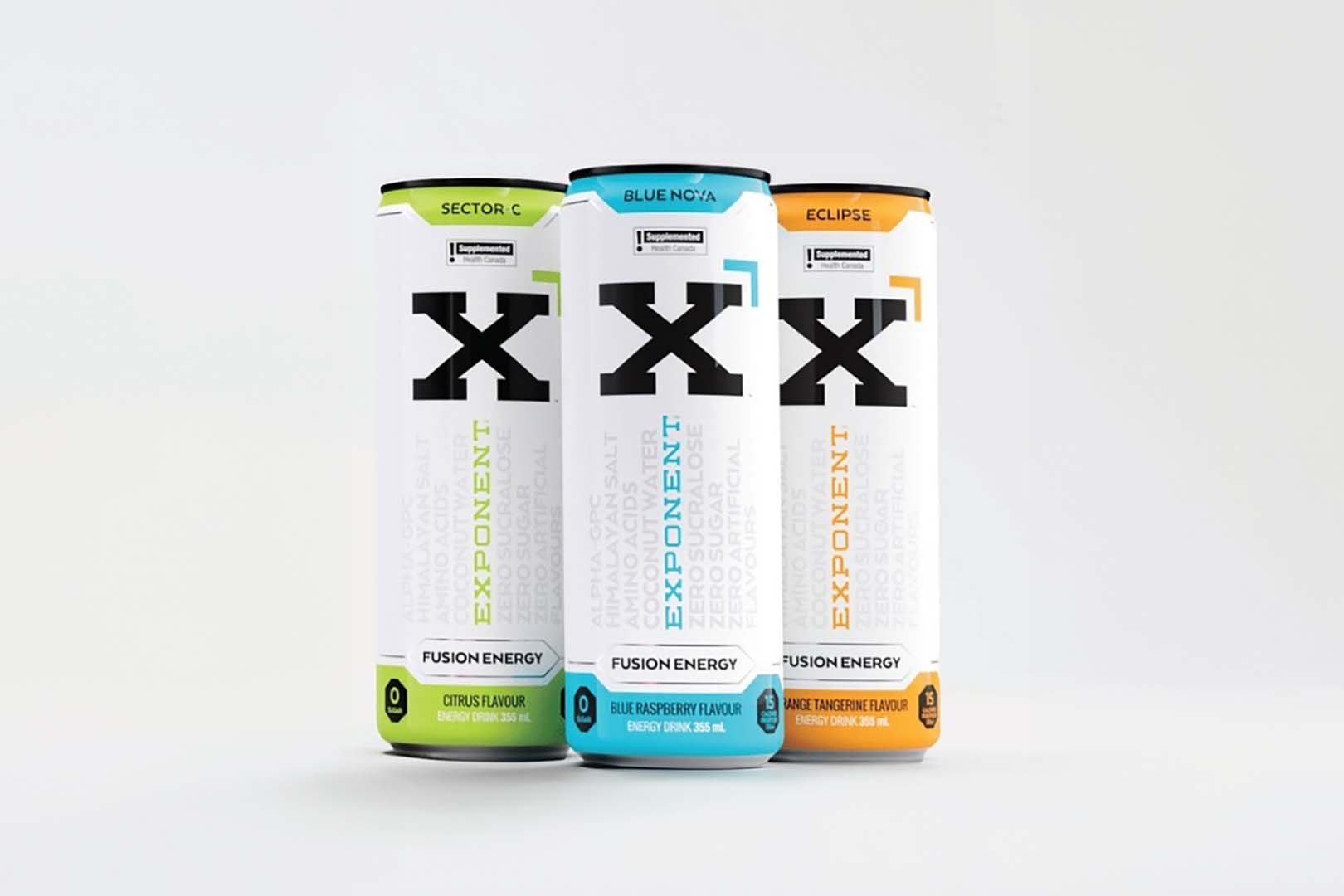 Rebranded Exponent Energy Drink