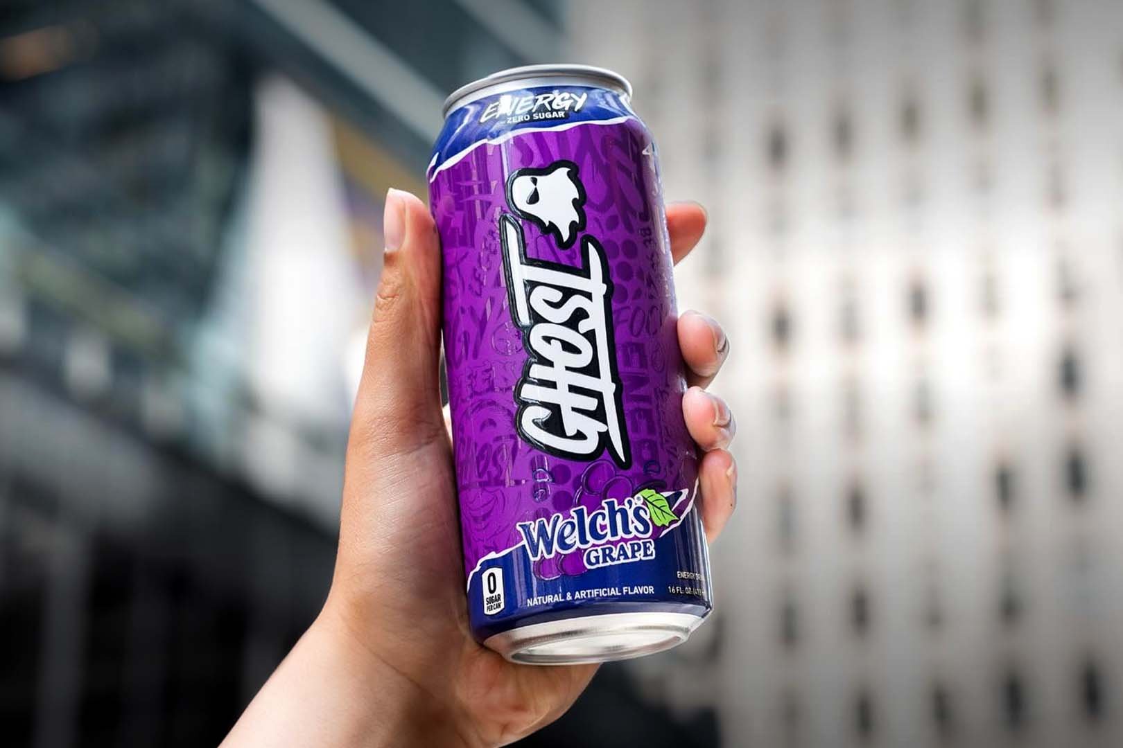 Secure A Can Welchs Grape Ghost Energy