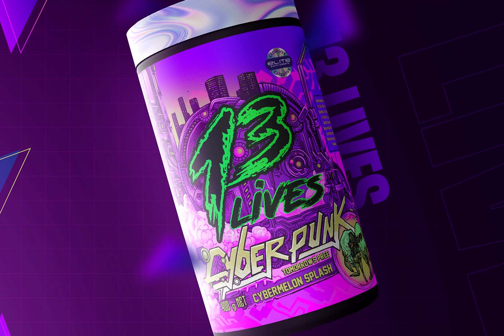 13 Lives Cybermelon Splash Cyberpunk