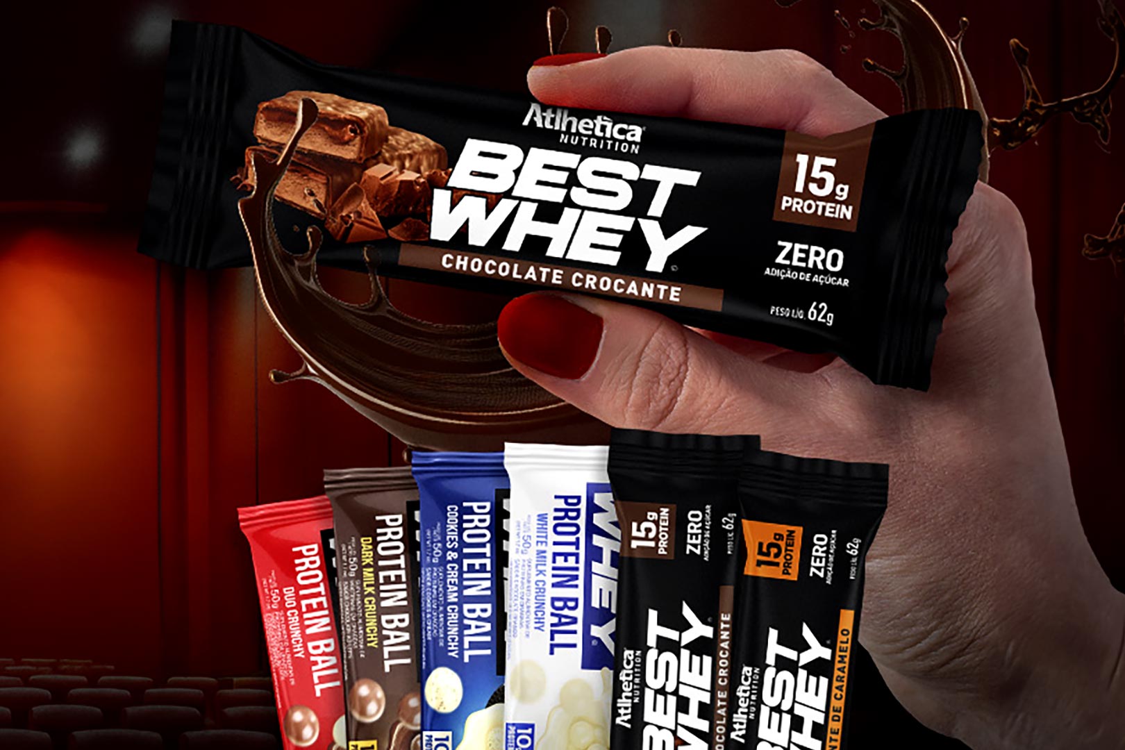 Atlhetica Best Whey Snacks Now At Cinemark