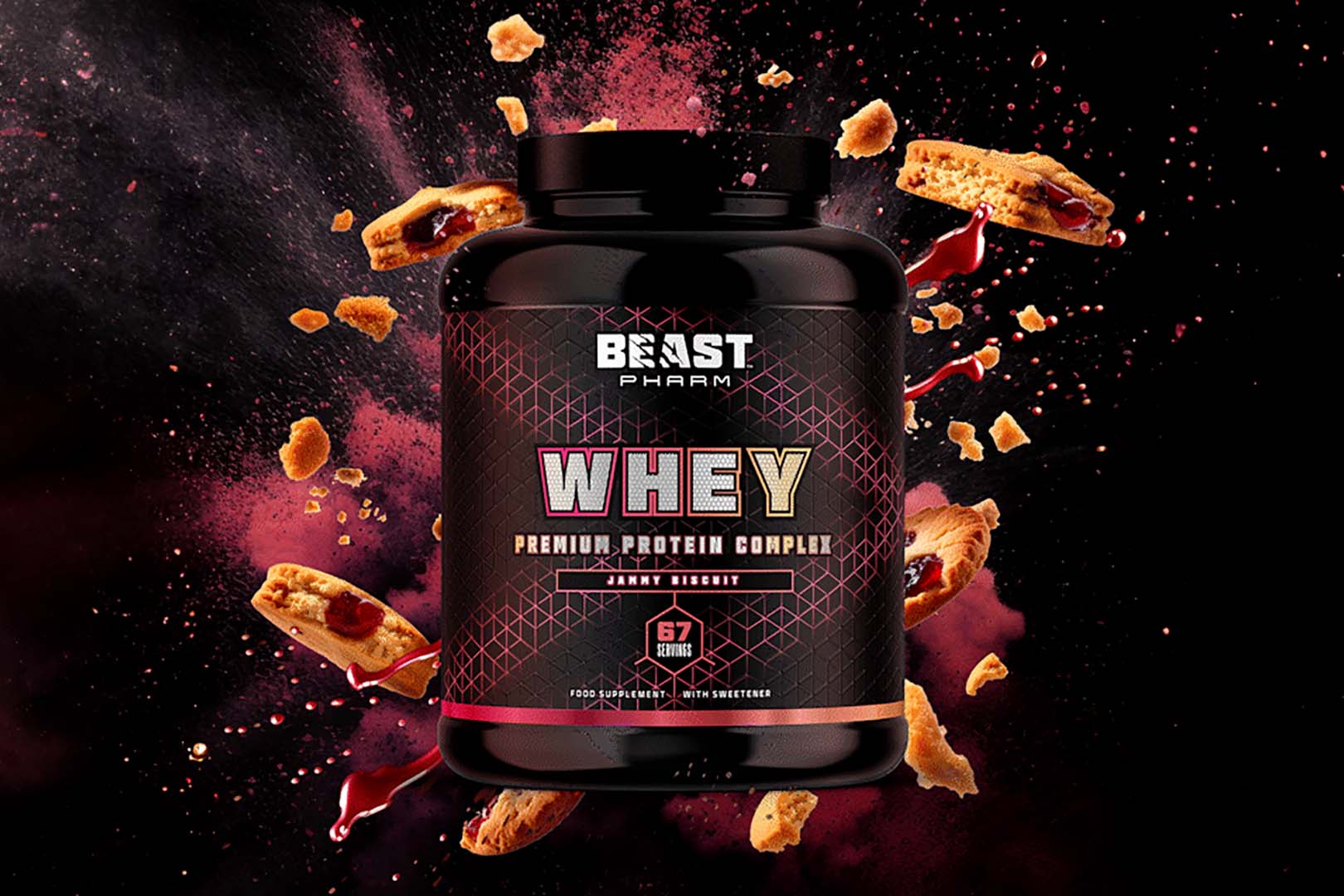 Beast Pharm Jammy Biscuit Protein Powder