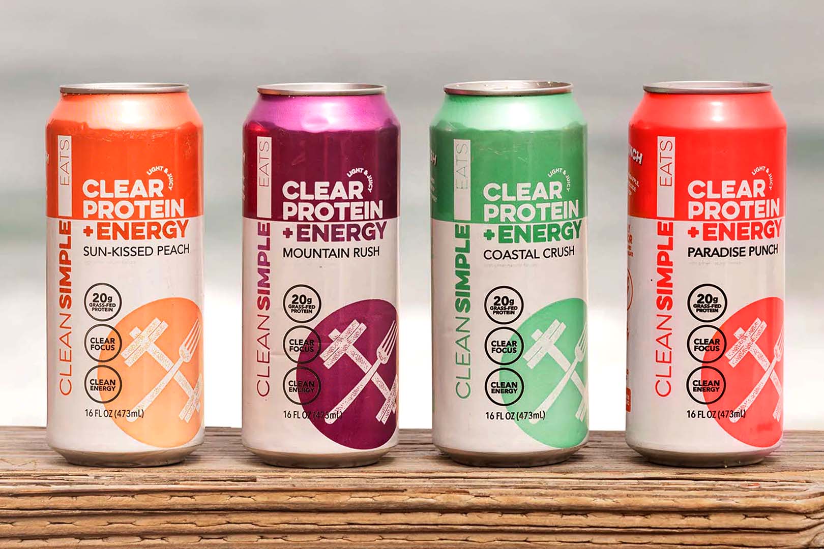 Clean Simple Eats' one-of-a-kind Clear Protein + Energy Drink