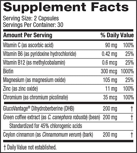 Hydroxycut Berberine Dhb Label