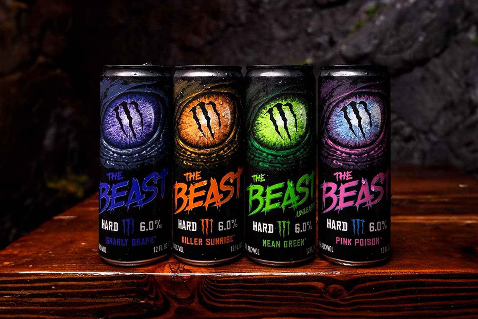 Monster The Beast Killer Sunrise Gnarly Grape And Pink Poison