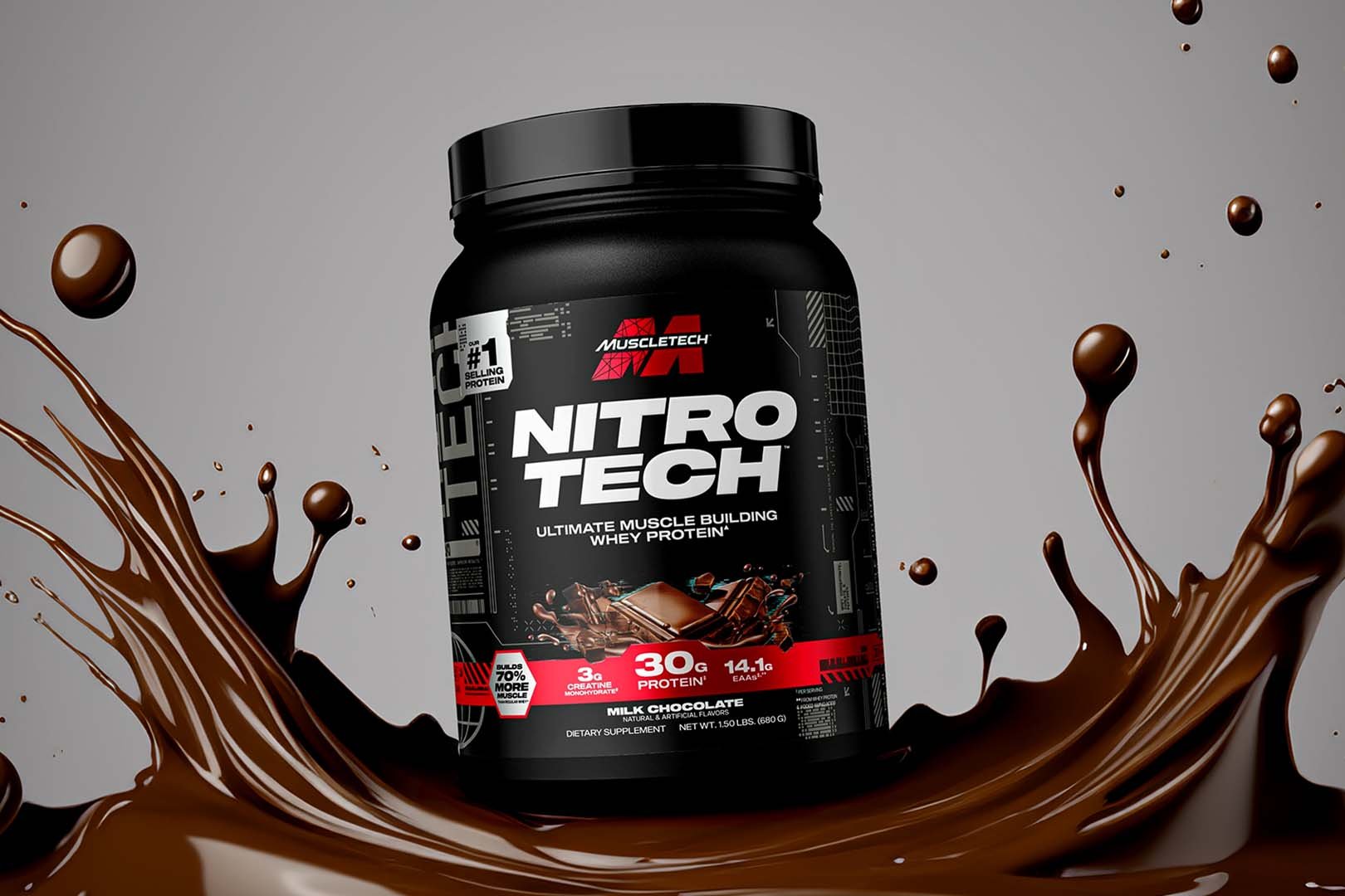 Muscletech 1.5lb Nitro Tech For Walmart