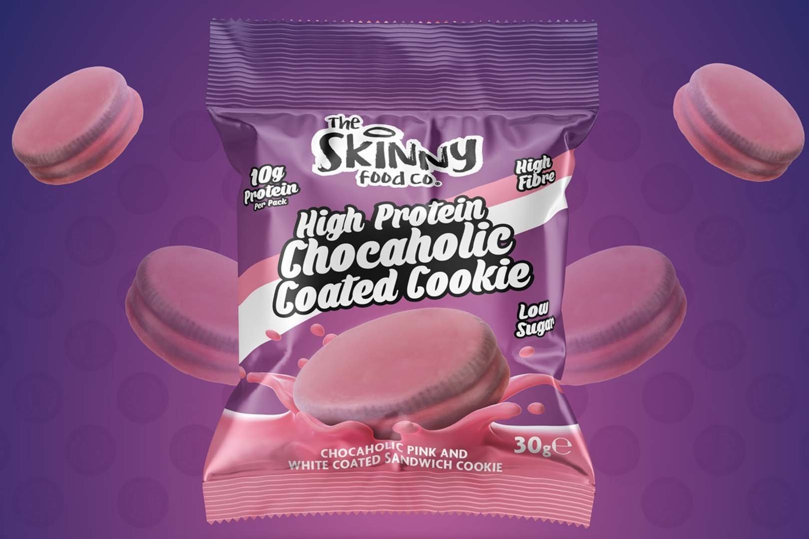 Skinny Food High Protein Chocaholic Coated Cookie