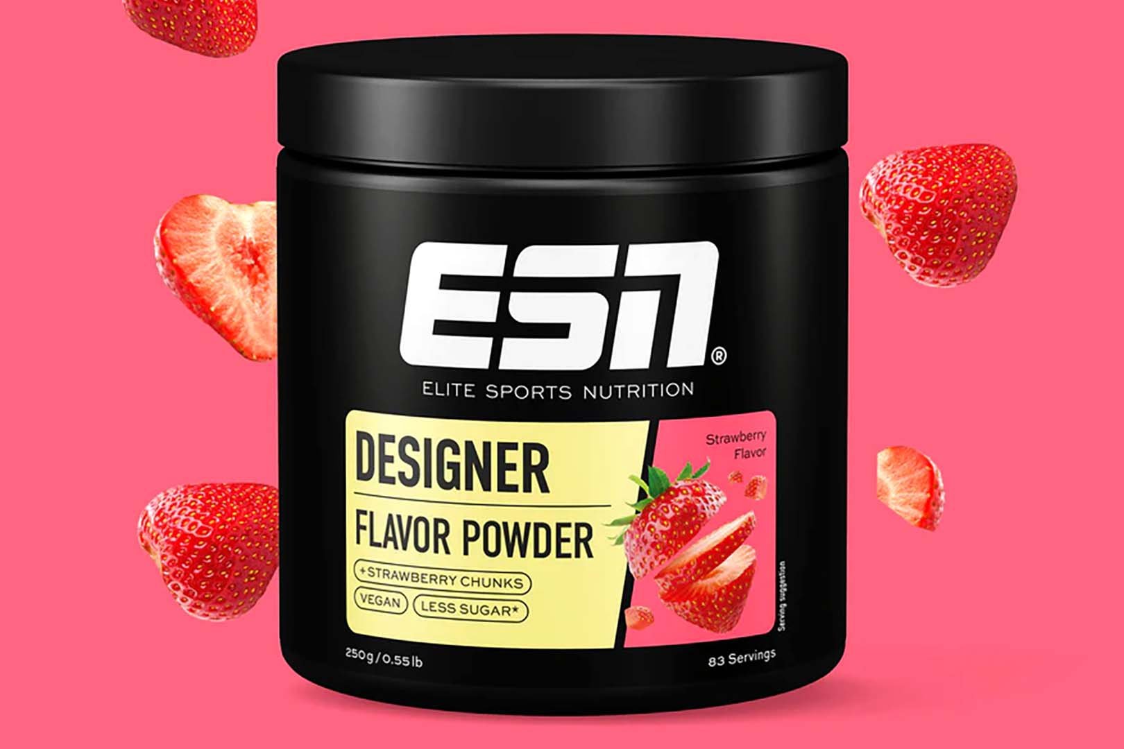 Strawberry Esn Designer Flavor Powder