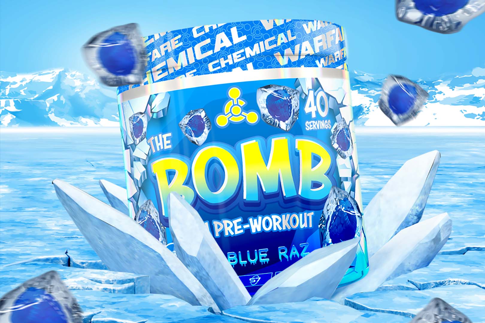 Chemical Warfare Blue Raspberry The Bomb