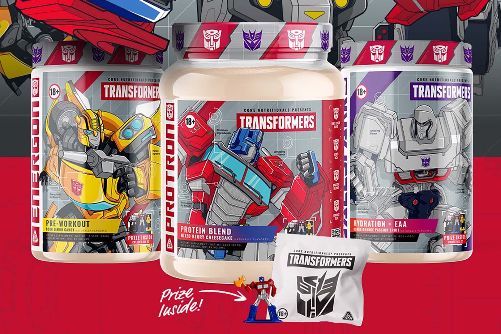 Core Nutritionals X Transformers Collaboration