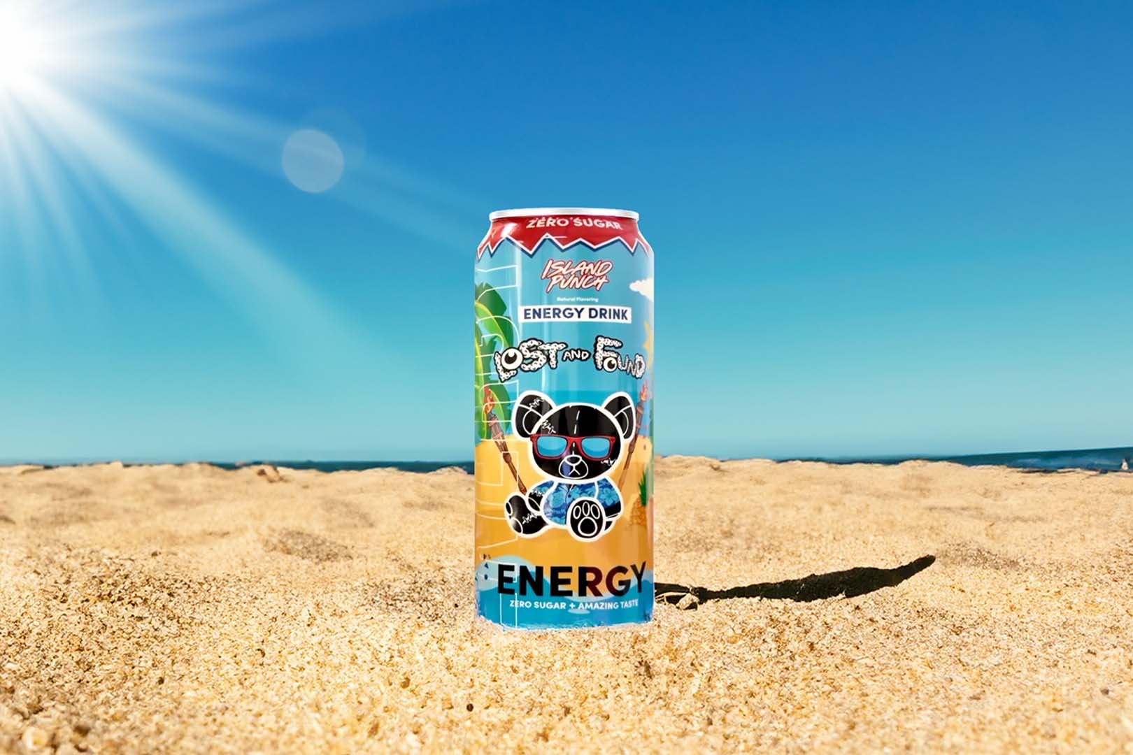 Island Punch Lost And Found Energy Drink