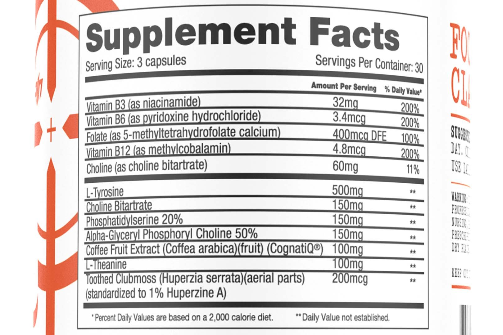 Project 1 Nutrition Bullseye Label