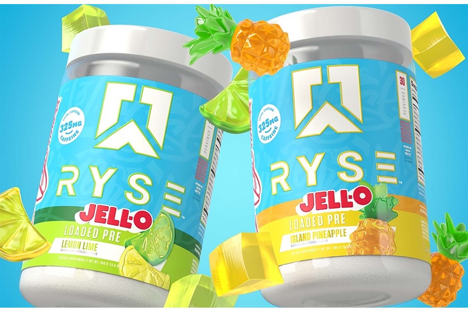 Ryse Jell O Lemon Lime And Pineapple Loaded Pre