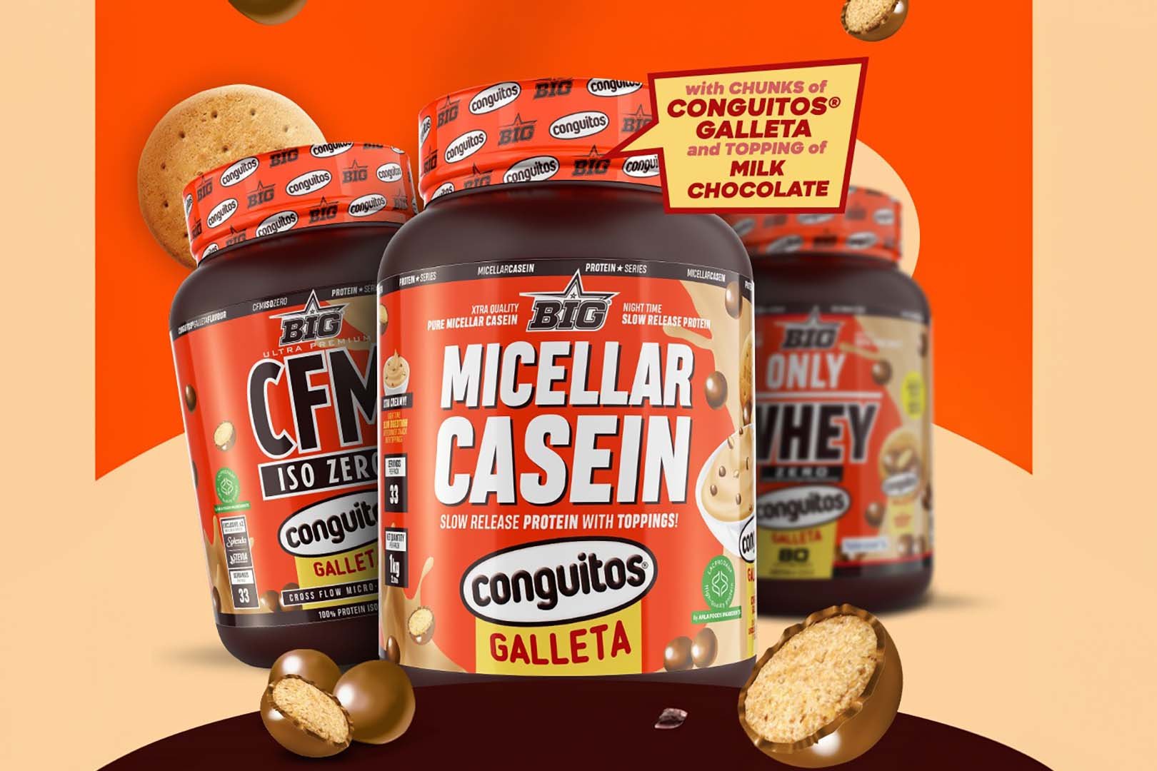 Big And Conguitos Galleta Protein Powders