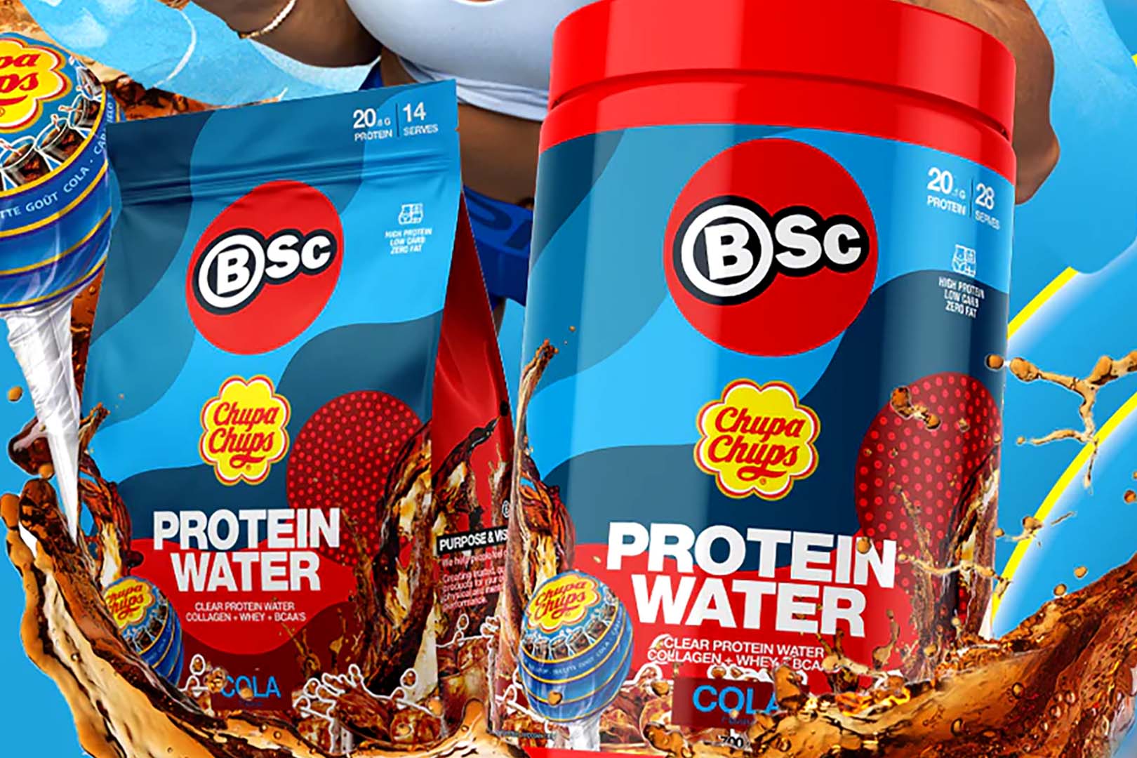 Bsc Chupa Chups Protein Water