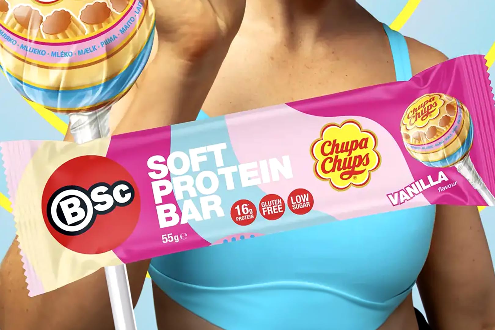 Bsc X Chupa Chups Soft Protein Bars