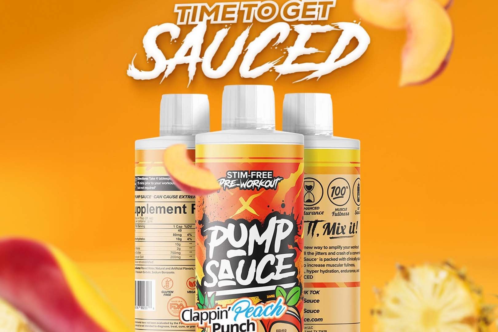 Clappin Peach Punch Pump Sauce