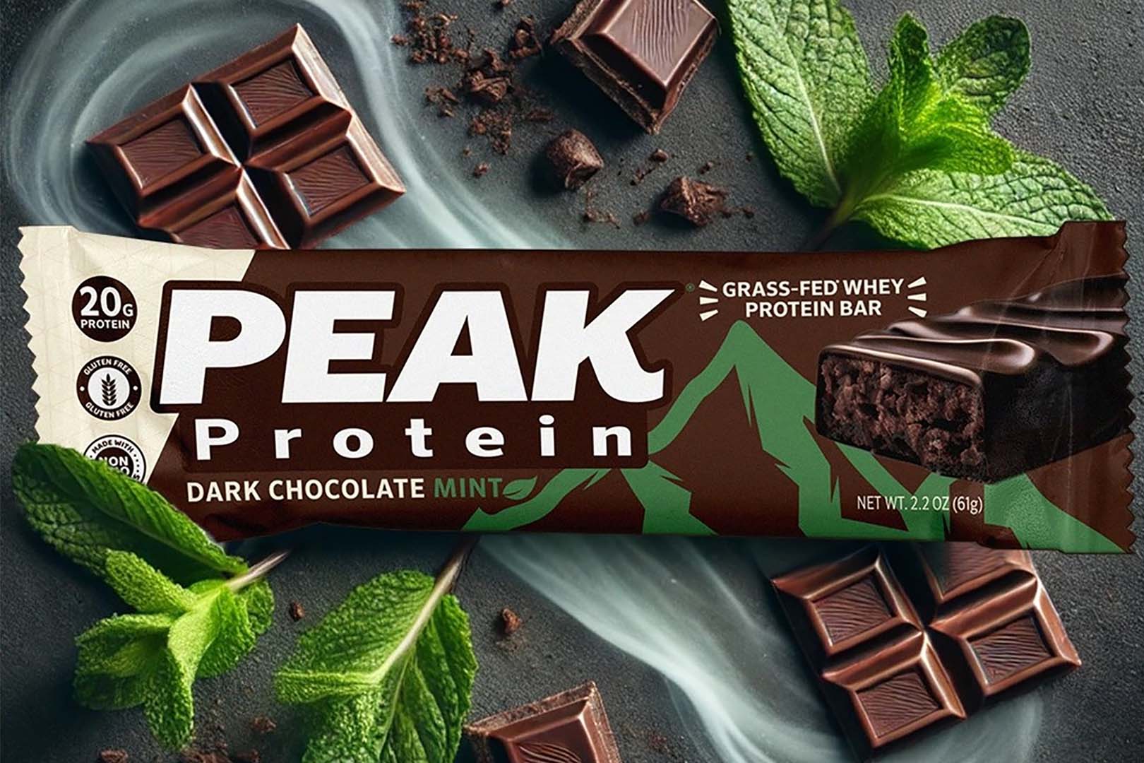 Dark Chocolate Mint Peak Protein Bar