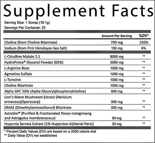 Frontline Formulations Project Mk Ultra Label