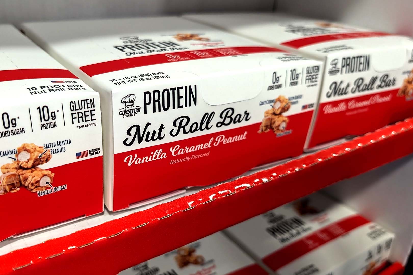 Genius Gourmet Protein Nut Roll Bar