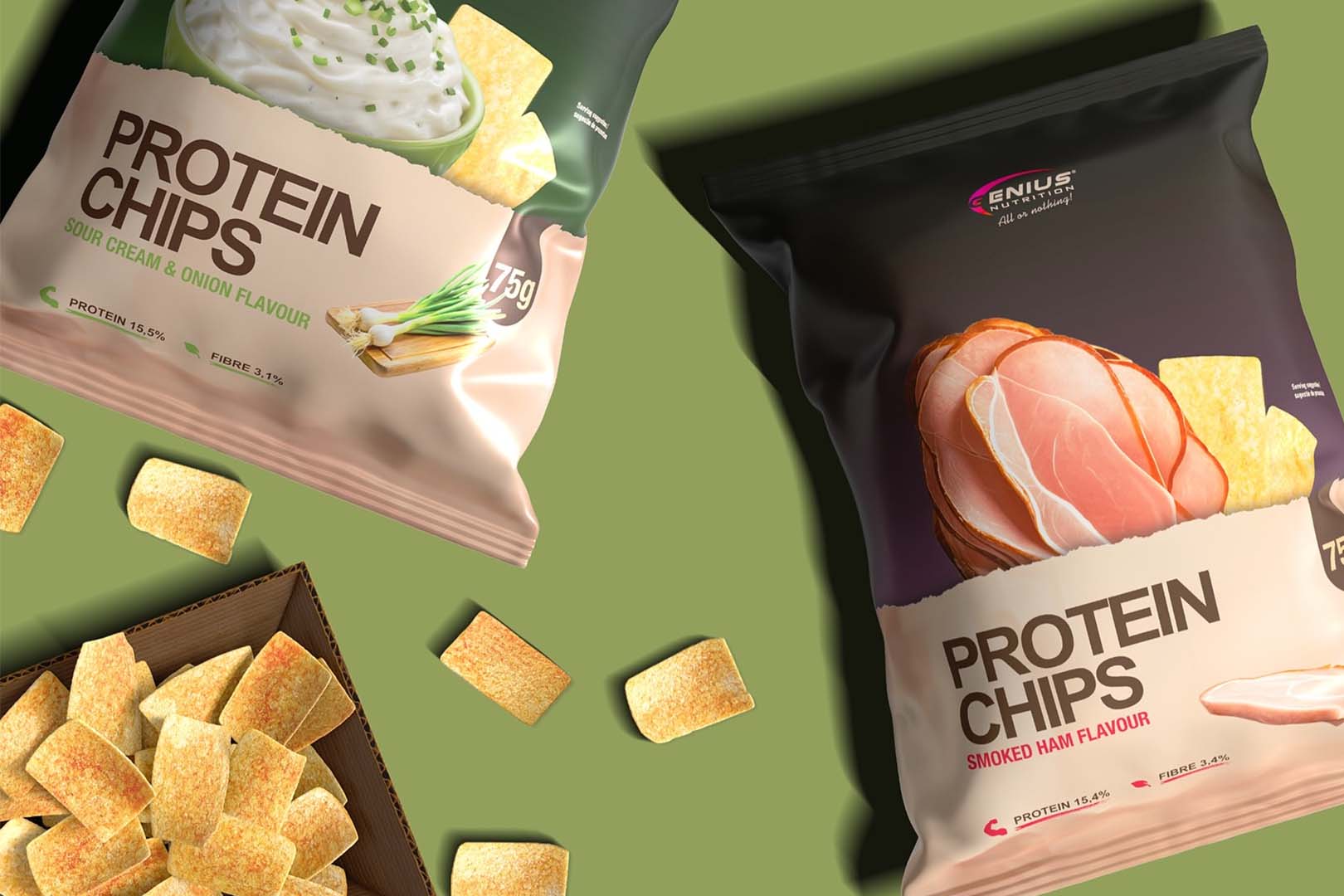 Genius Nutrition Protein Chips