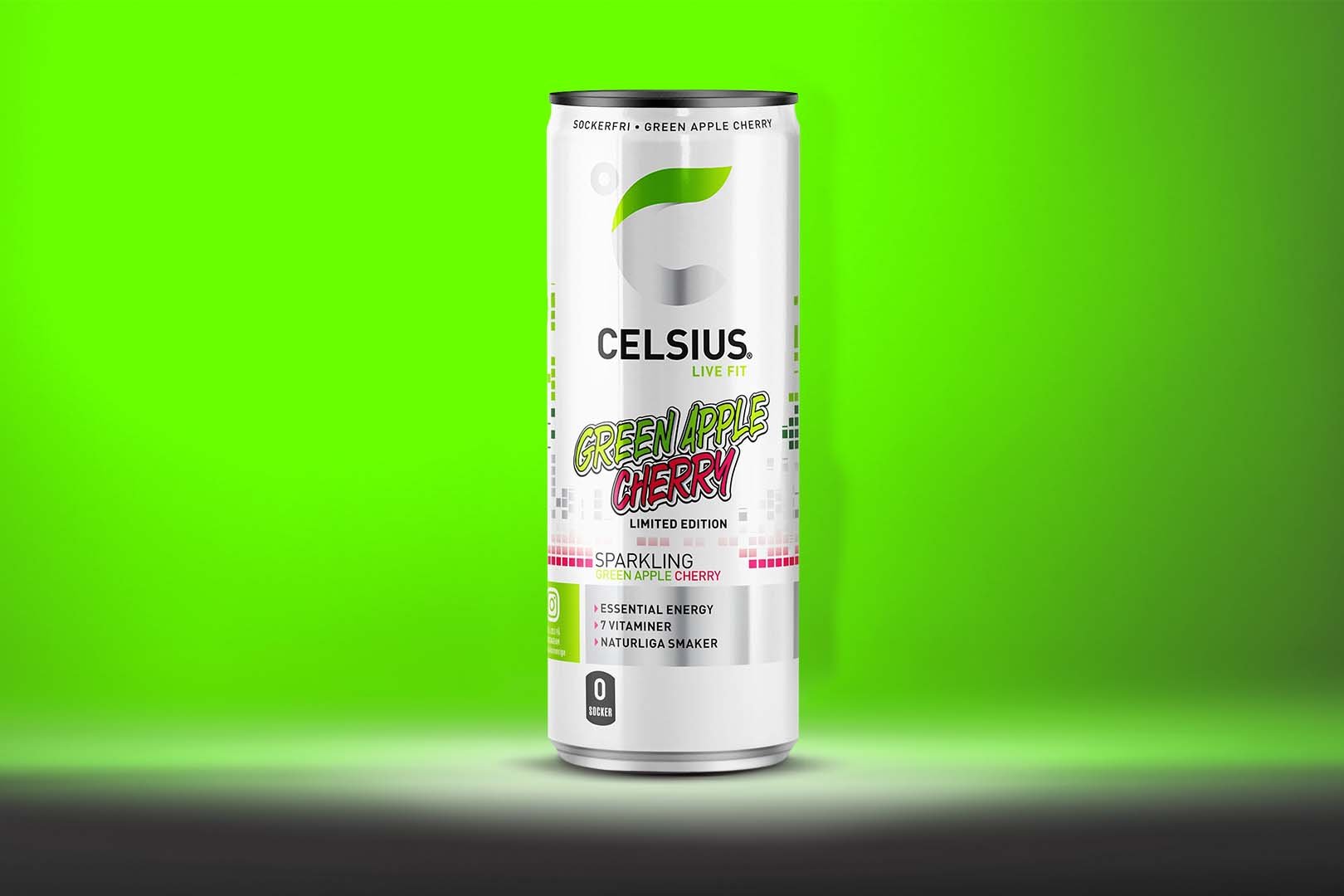 Green Apple Cherry Celsius In Sweden