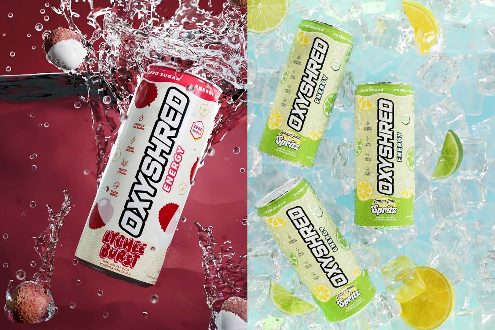 Lychee Lemon Lime Oxyshred Energy Drink