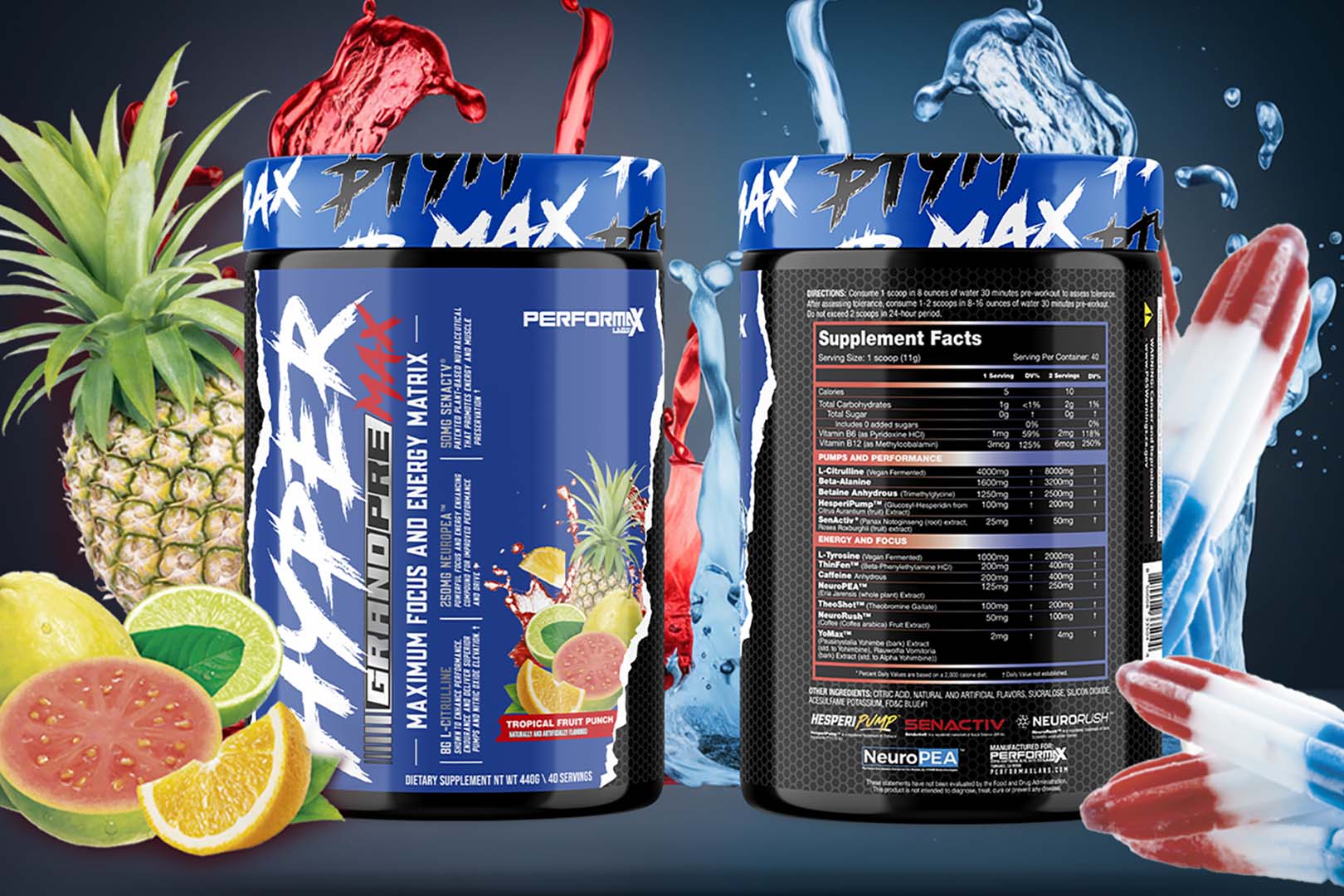 Performax crafts another packed out version of its reputable Hypermax pre-workout