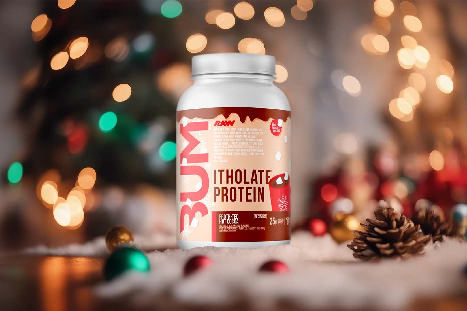 Raw Nutrition Froth Ted Hot Cocoa Itholate Protein