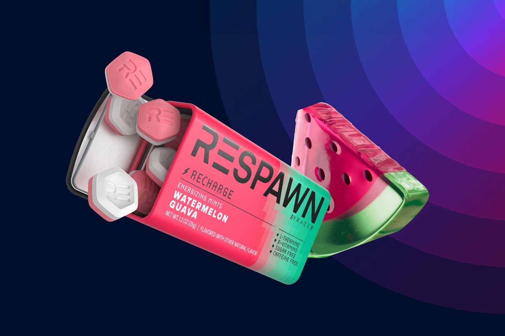 Razer refreshes its functional Respawn brand with gum and mints