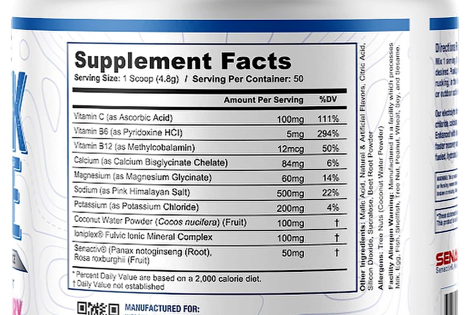 We Go Home Supplements Peaklyte Label