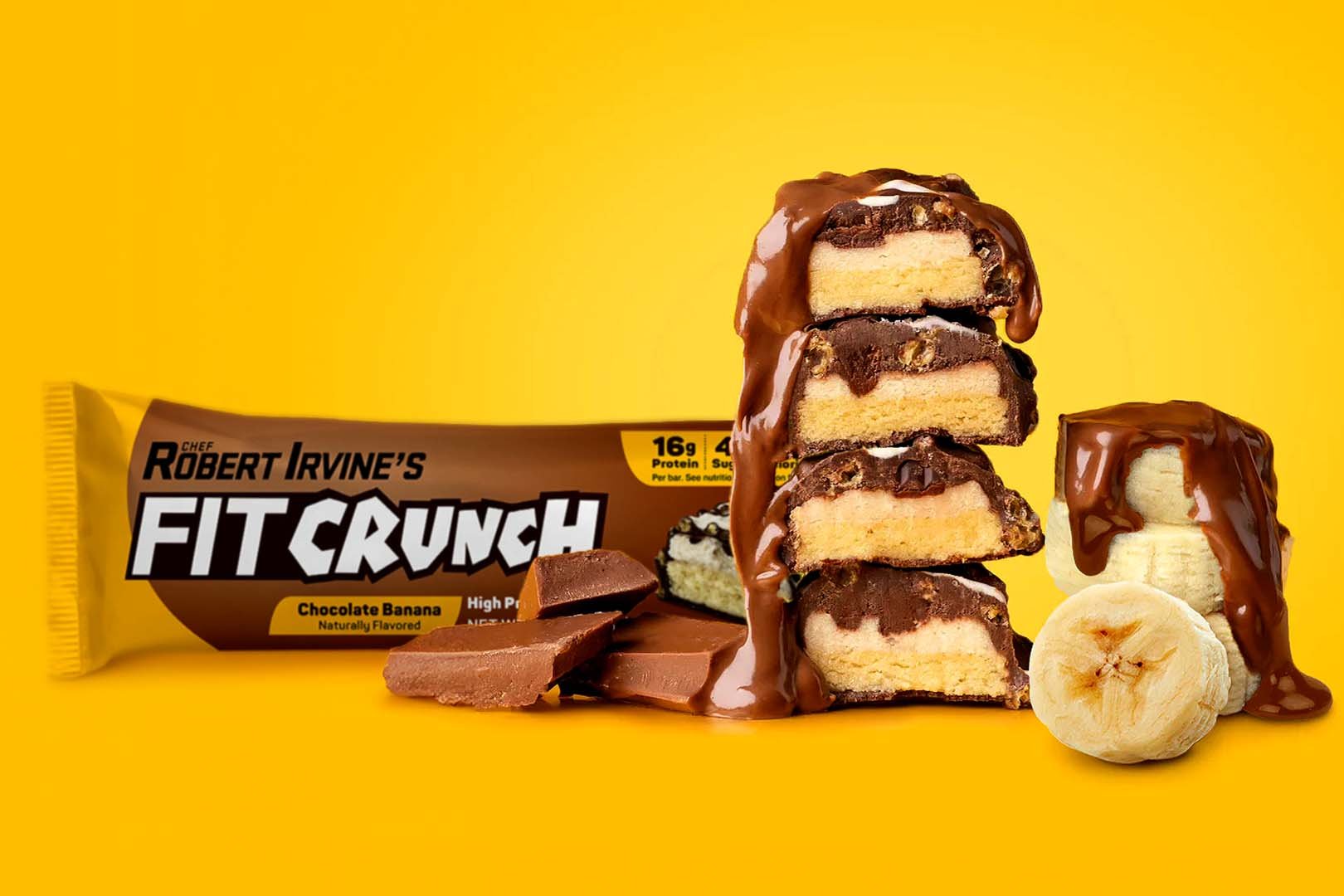 Chocolate Banana Fitcrunch Protein Bar