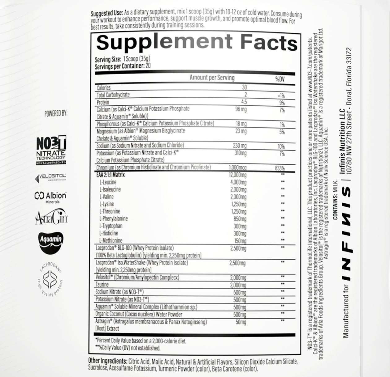 Infinis Intrafinis Label