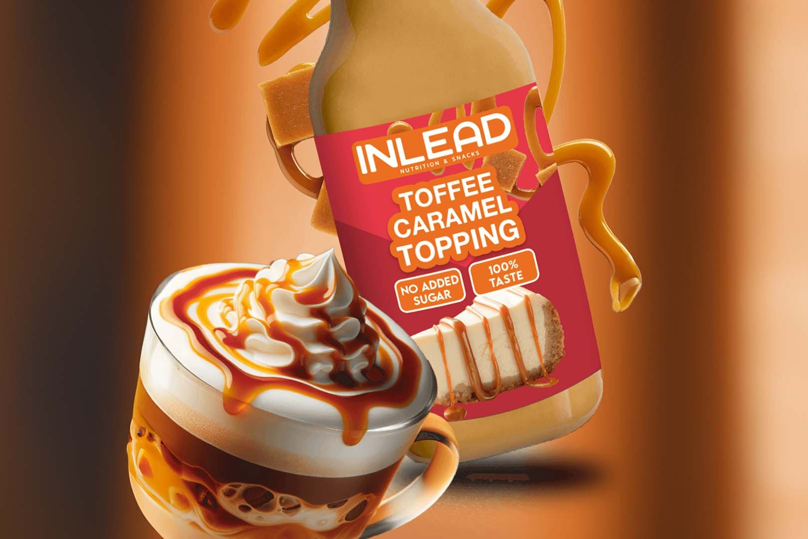 Inlead Nutrition Toffee Caramel Topping