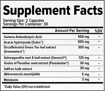 Inno Supps Night Shred Glp 1 Label